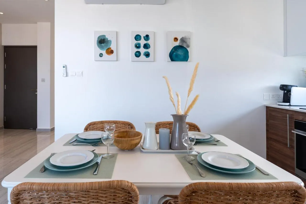 Marble 2-Bedroom Apartment In Larnaca